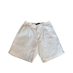 Polo by Ralph Lauren Men’s Linen Shorts. Off White Size 32. Vintage 90s.